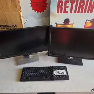 Dell LCD Monitors w/ Acer Keyboard
 UNRESERVED