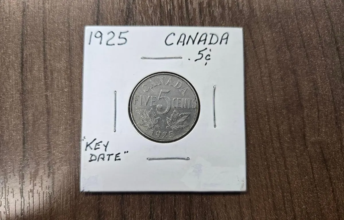 Canada 1925 5c Coin
UNRESERVED