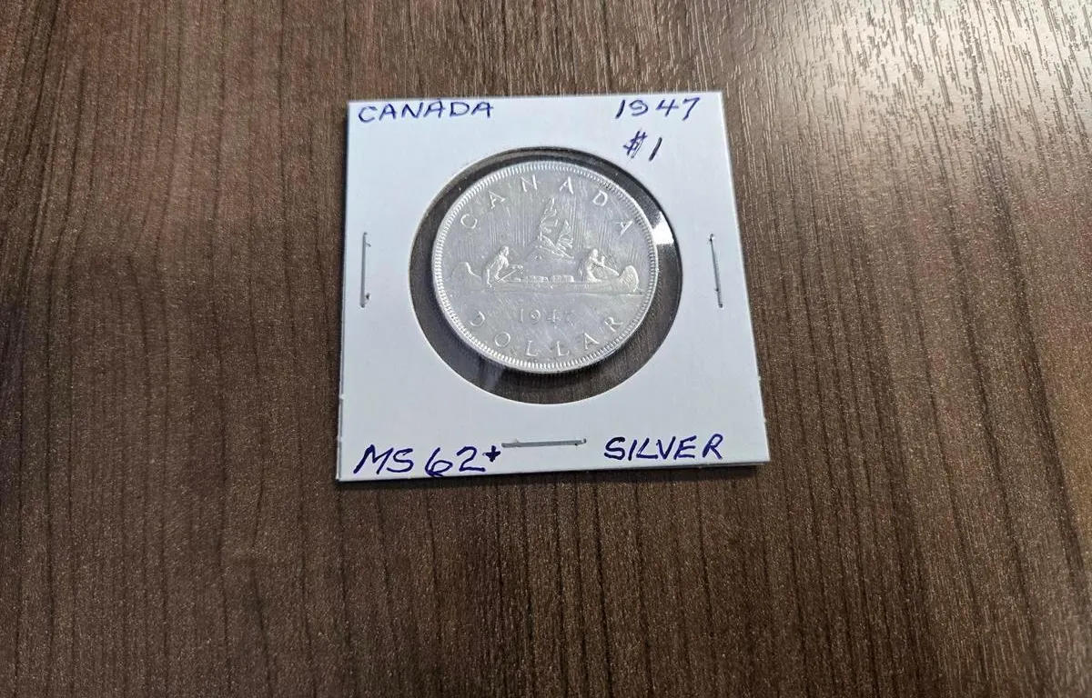 1947 Canada Uncirculated Silver One Dollar Coin
UNRESERVED