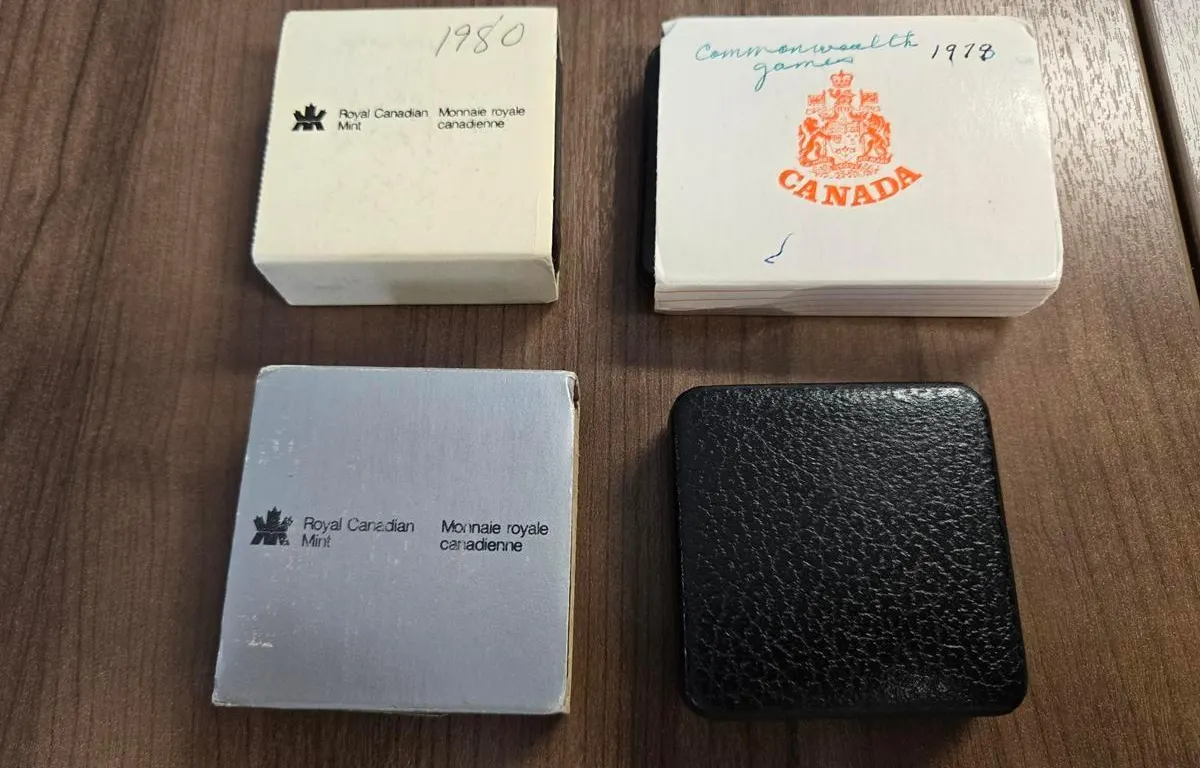 1978, 1980, 1982 & 1988 Royal Canadian Mint Cased Silver One Dollar Coins
UNRESERVED