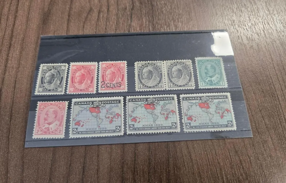 (10) Canada Mint Hinged Postage Stamps Between 1898 & 1903
UNRESERVED