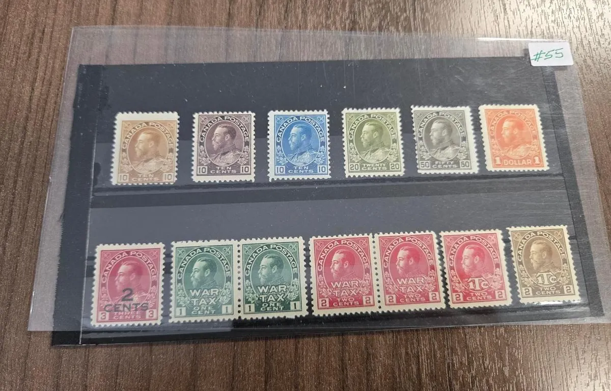 Canada Mint Hinged Collection of (25) Admiral Postage Stamps
UNRESERVED
