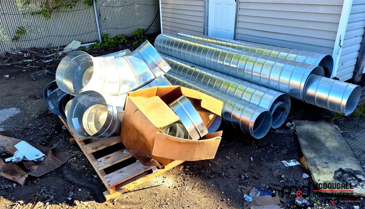 Galvanized Spiral Ductwork & Fittings
UNRESERVED