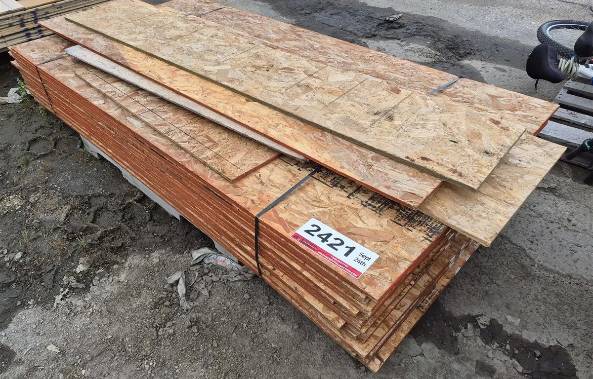 Lift of Assorted OSB Sheets
UNRESERVED