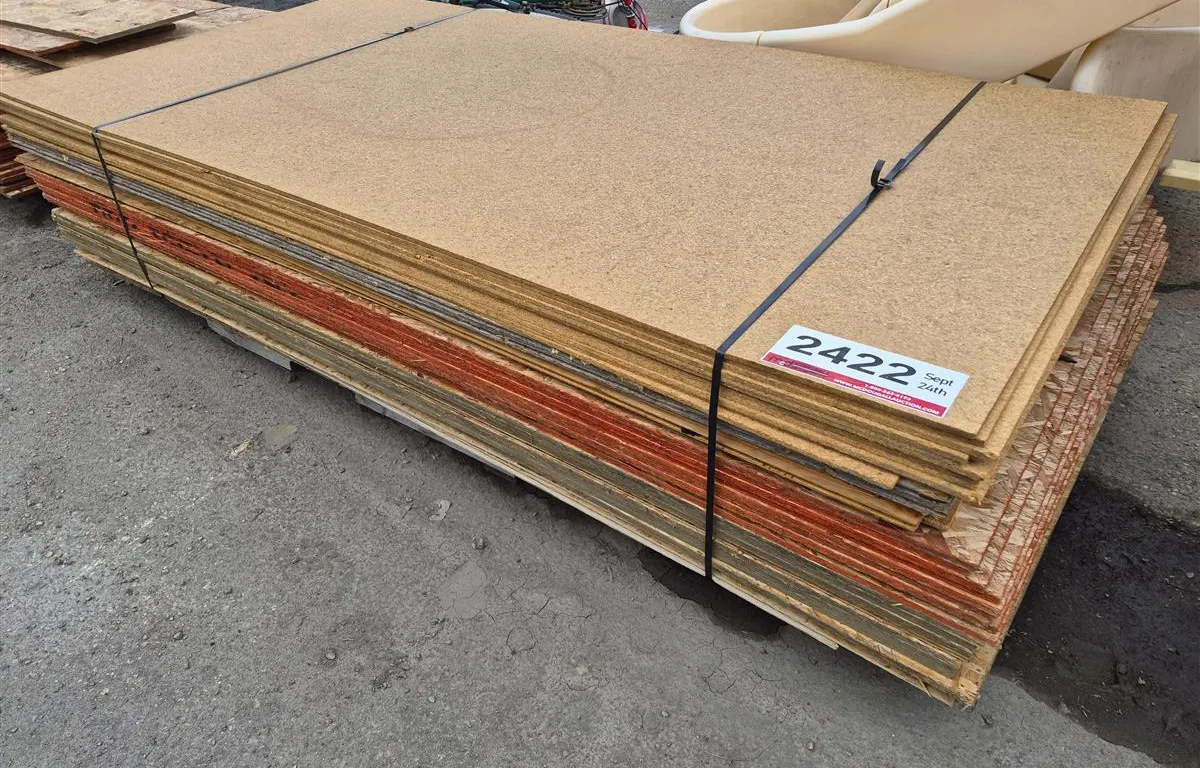 Assorted Particle Board, OSB & Plywood Sheets
UNRESERVED