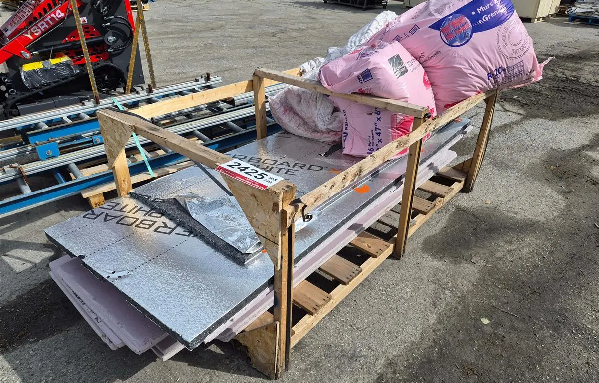 Mixed Insulation Board & Fibreglass Batts
UNRESERVED