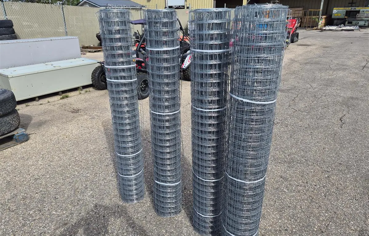 (4) 60"x50' 2x2 Square 16 Gauge Stucco/Fencing Rolls
UNRESERVED