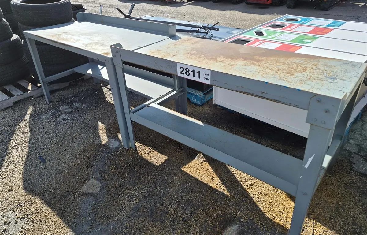(2) Steel Workbenches w/ Lower Shelf
UNRESERVED
