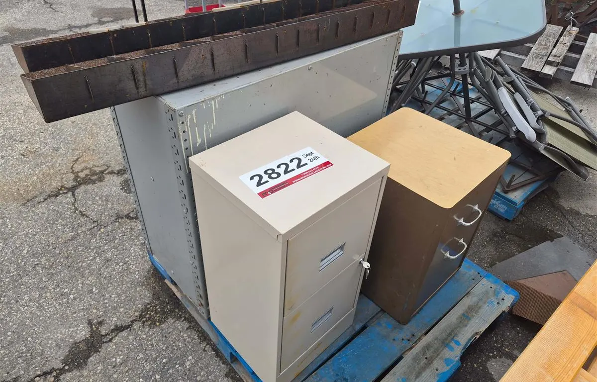 Filing Cabinet, Bolt Bins, Shelving Unit & Nightstand
UNRESERVED