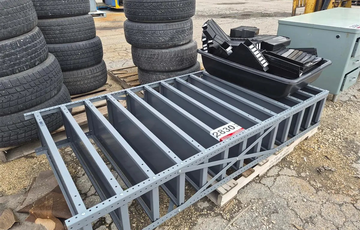 Steel Shelving Unit & Bin of Plastic Organizers
UNRESERVED