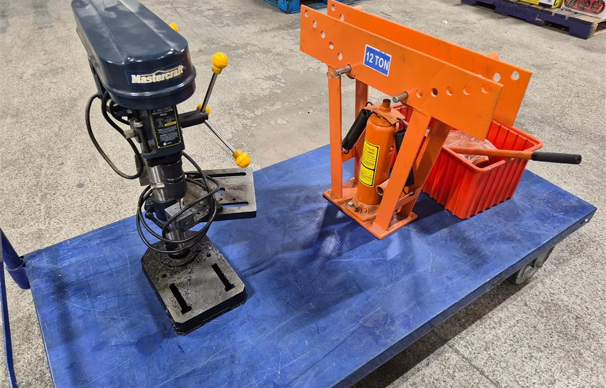 Mastercraft Drill Press & 12-Ton Pipe Bender
UNRESERVED