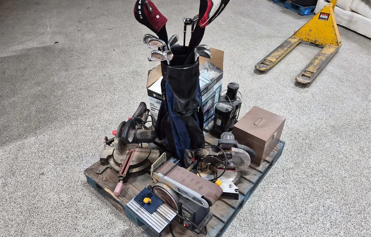 Golf Clubs, Combination Sander, Toaster Oven & More
UNRESERVED