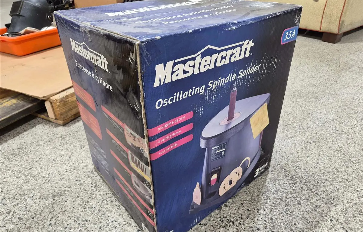Mastercraft Oscillating Spindle Sander
UNRESERVED