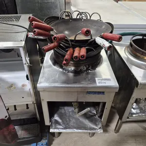 Imperial Wok Range with Woks 28" x 18" x 33"
 UNRESERVED
