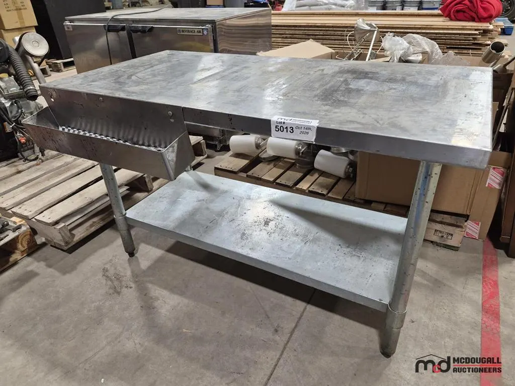 Stainless Steel Work Table
UNRESERVED