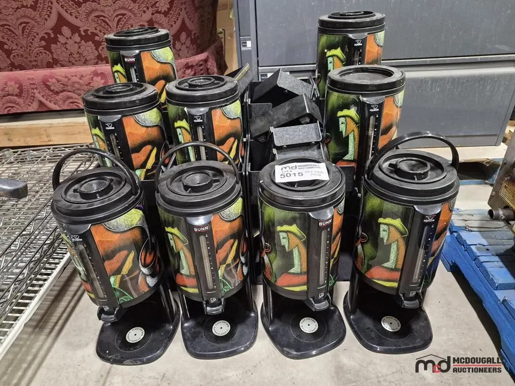 Bunn Coffee Dispensers
UNRESERVED