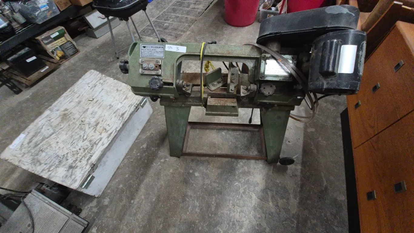Powerfist 4 1/2”. Metal Cutting Band and Stand