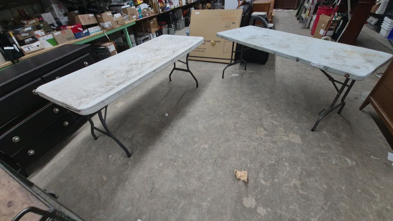 Two Folding Tables