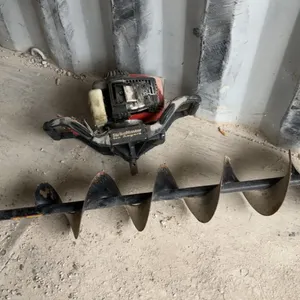 StrikeMaster Ice Augers Solo Gas-Powered Powerhead and Auger Bit