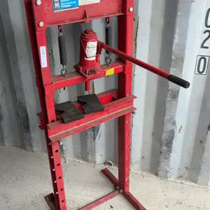 Power Fist 12 Ton Shop Press with 12 Ton Hydraulic Jack and 2 Press Plates