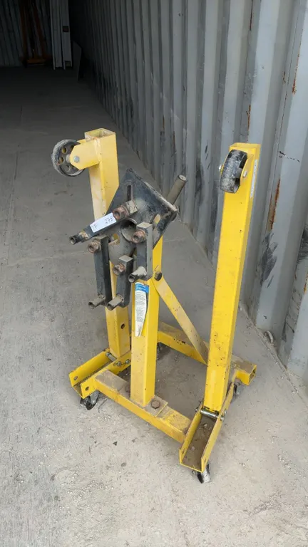 Power Fist 2,000 lb Folding Engine Stand with Mount and Casters