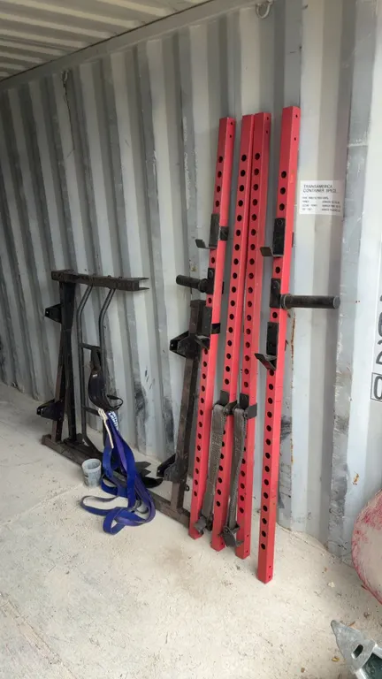 Complete Squat Rack with Chin-up Bar, 2 DMOOSE Dip Belts and Northern Lights Resistance Bands