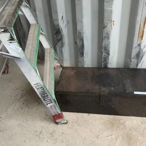 Featherlite Step Ladder and Diamond Plate Tool Box