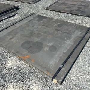 Quantity of (2) 2026 Kit Containers 6 ft x 6 ft 7 in (1 in Thick) Road Steel Plates (Unused)
