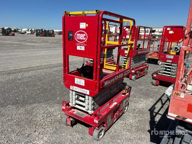 2023 MEC Micro 13-XD Electric Scissor Lift