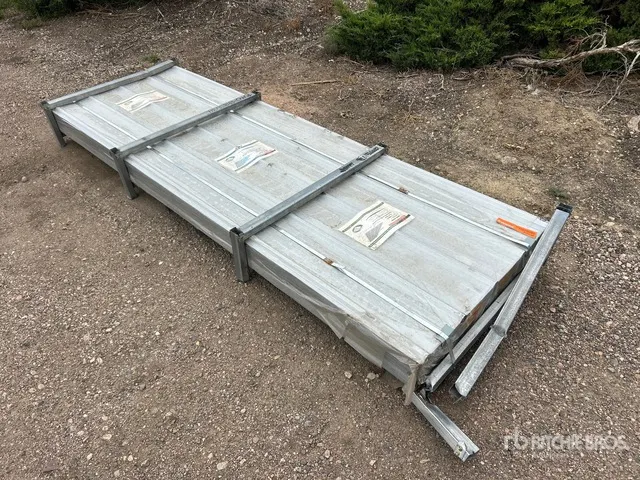 Quantity of 10 ft x 36 in Corrugated Steel Panels