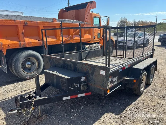 2010 Miska 10 ft T/A Utility Trailer