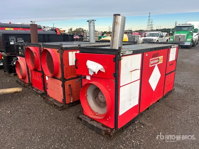 Quantity of (4) Blaze 1000D/G 100000 BTU Diesel Fired Space Heater