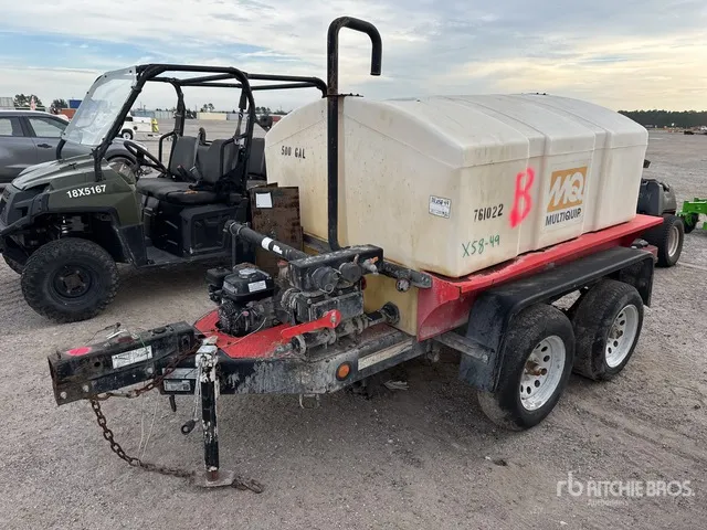 2014 Multiquip 500 gal T/A Water Tank Trailer