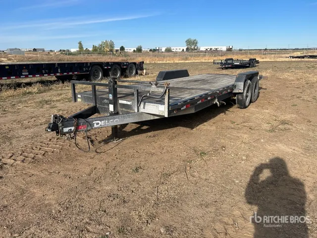 2022 Delco 22 ft T/A Tilt Deck Trailer