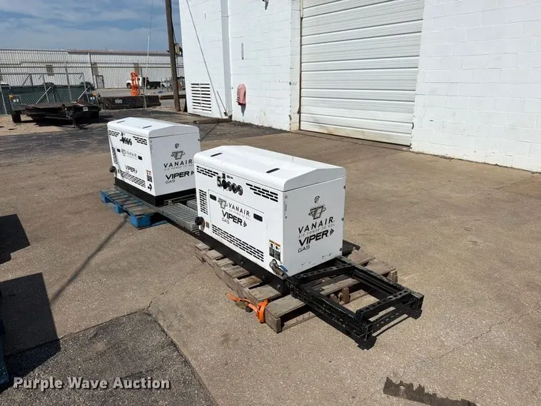 (2) Vanair Viper G80 air compressors