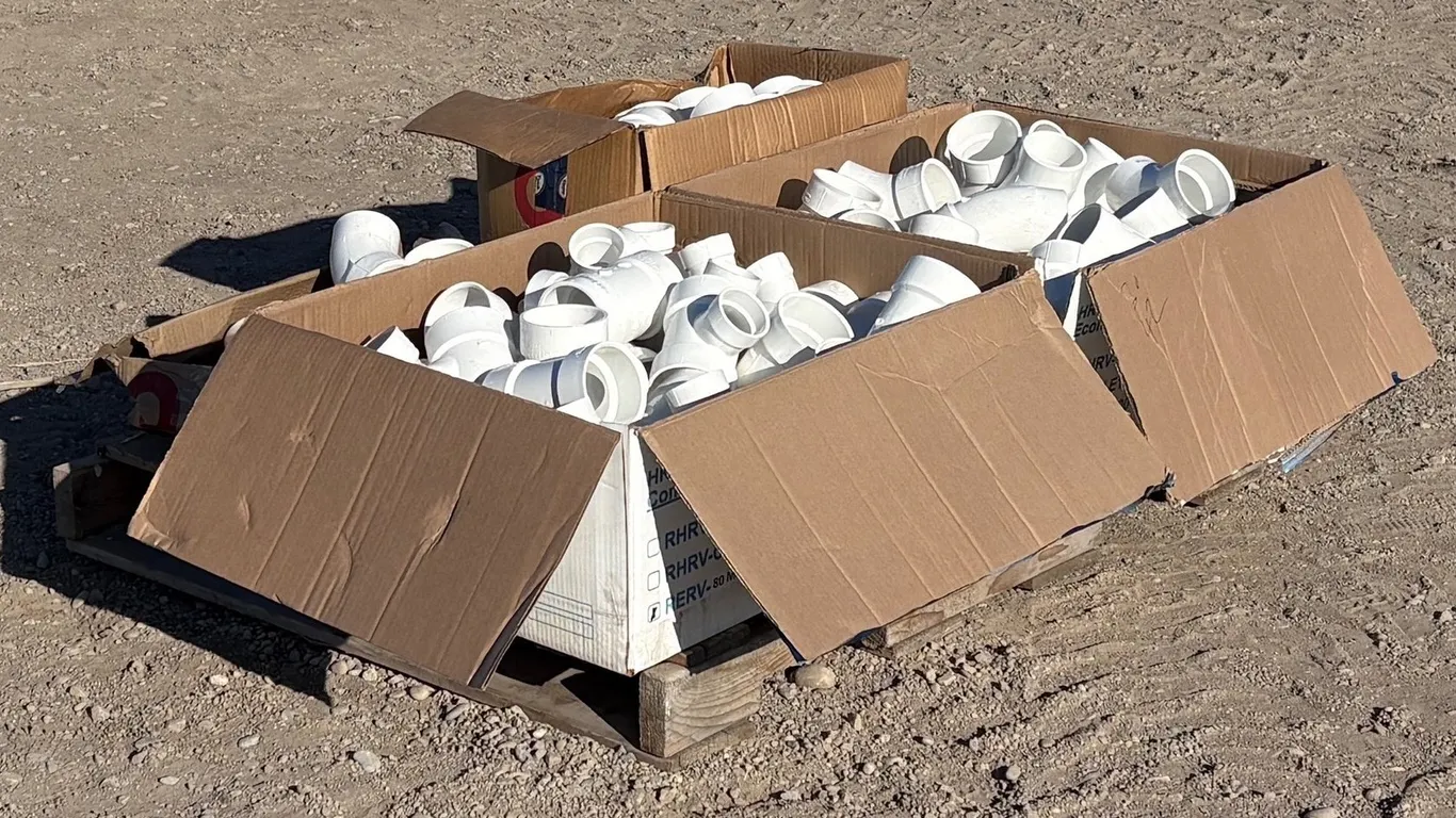 Pallet of Assorted PVC Fittings