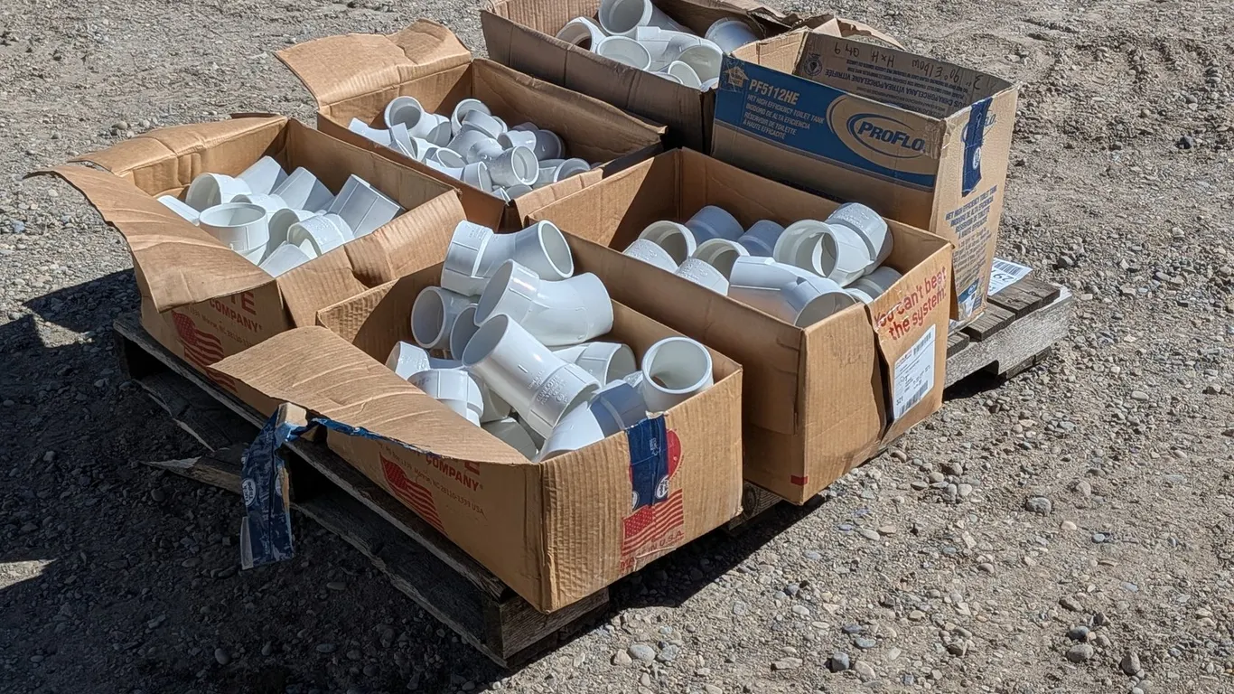 Pallet of Assorted PVC Fittings