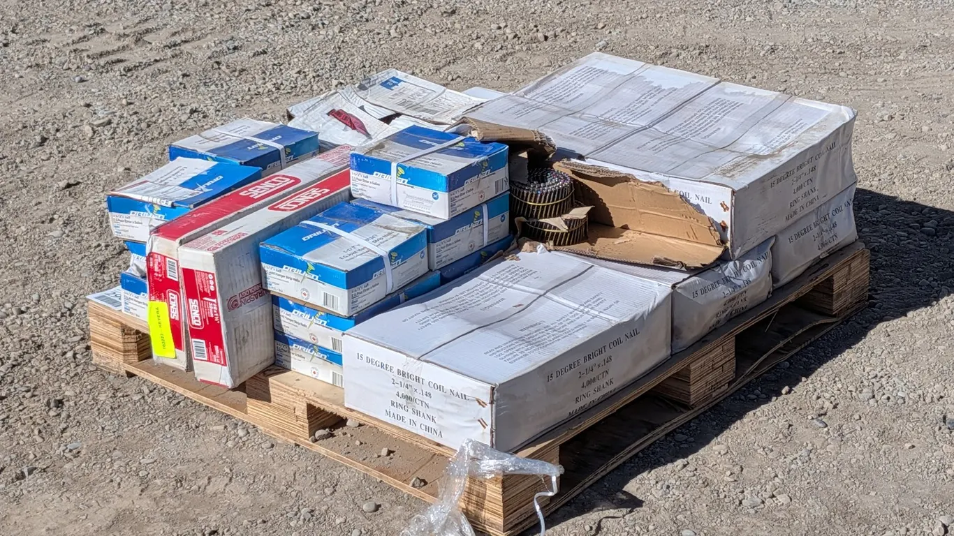 Pallet of Assorted Fasteners