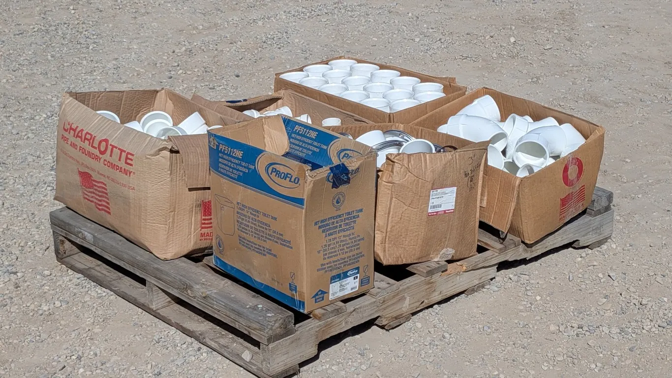 Pallet of Assorted PVC Fittings