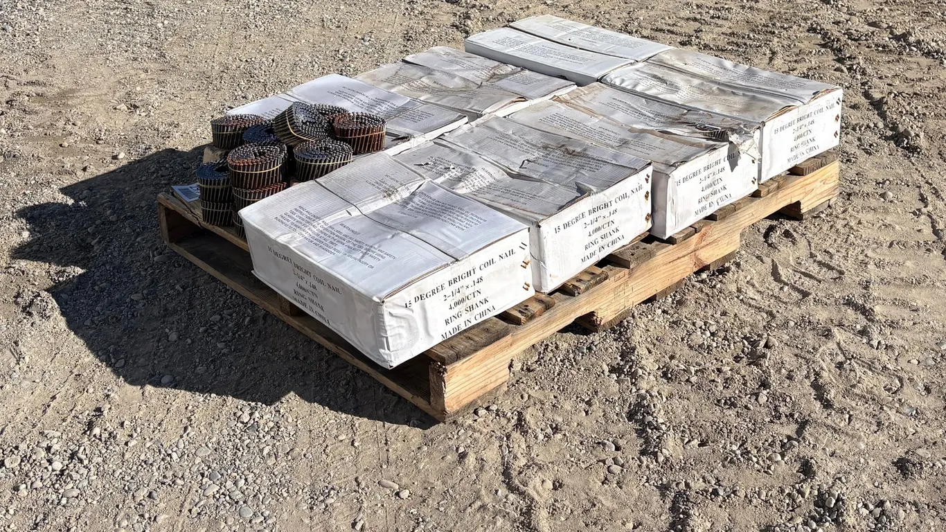 (8) Boxes of Unused Coil Nails