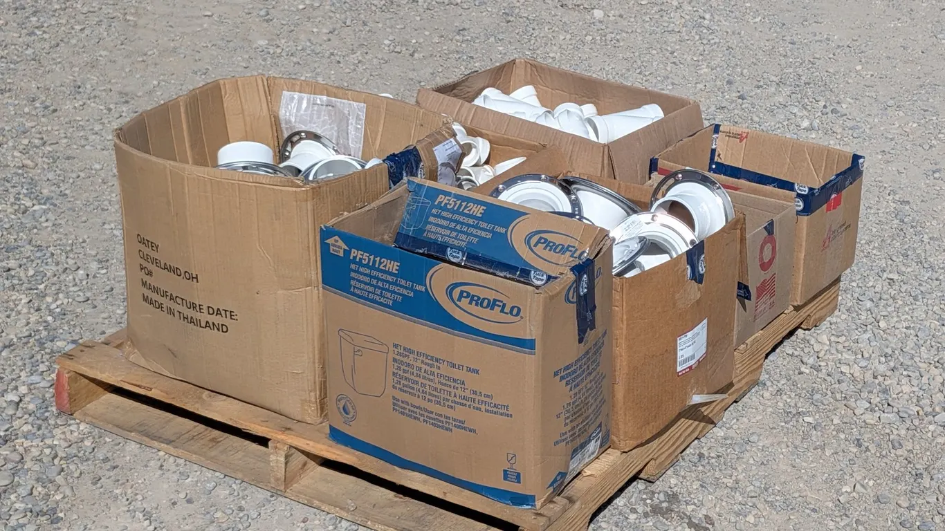 Pallet of Assorted PVC Fittings