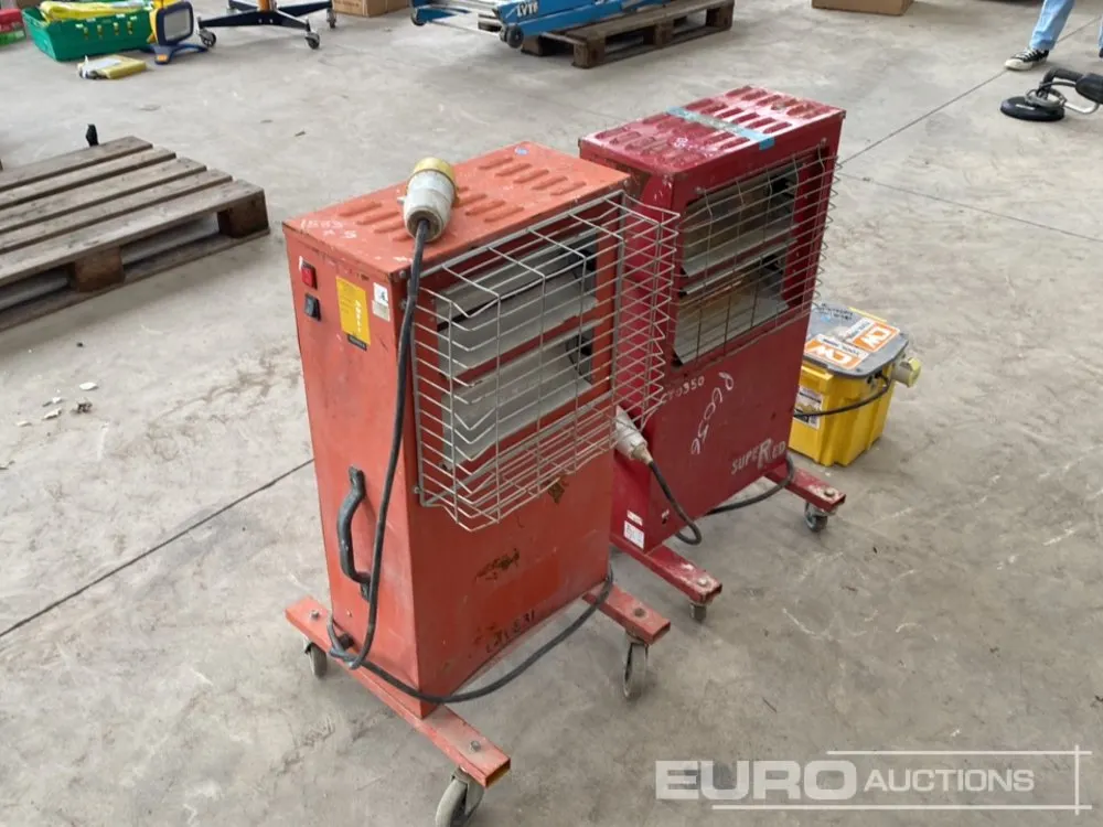 110 Volt Halogen Garage Heater (2 of) & 110 Volt Transformer