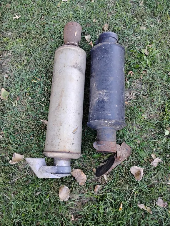OFFSITE - two tractor mufflers