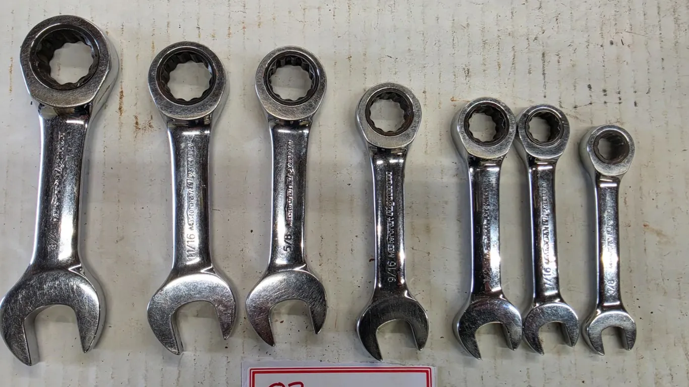 (7) Chubby Ratcheting Wrenches