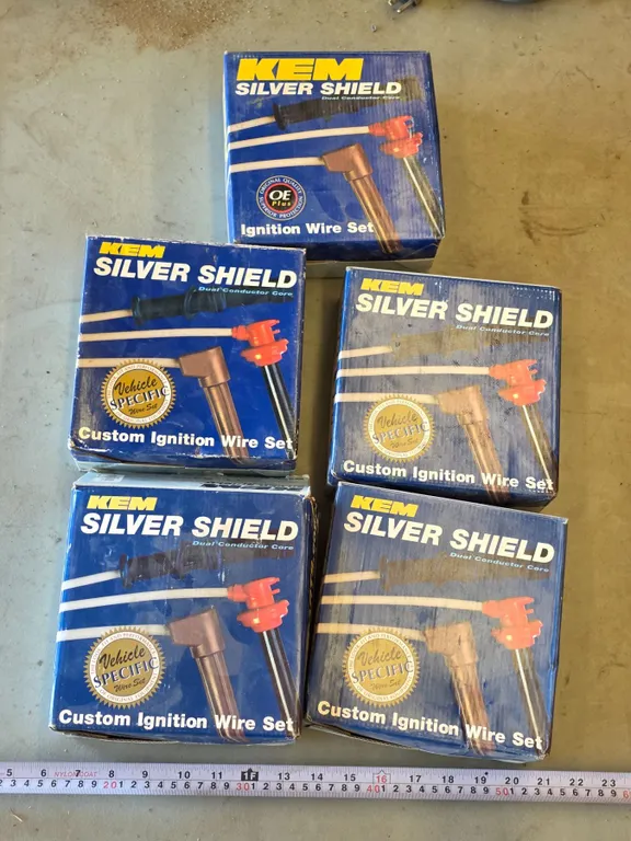 *OFFSITE* (5) Silver Shield Ignition Wire Sets