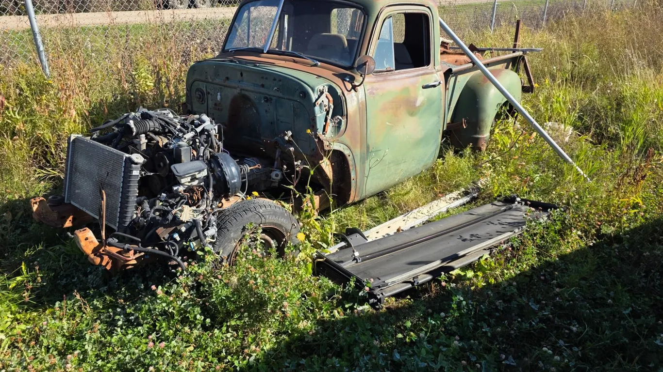 *OFFSITE* 1950's chevy pick up truck- as is