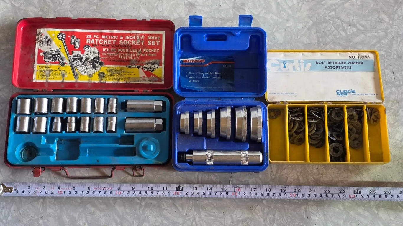 Socket Set, Seal Drivers Set, Washers