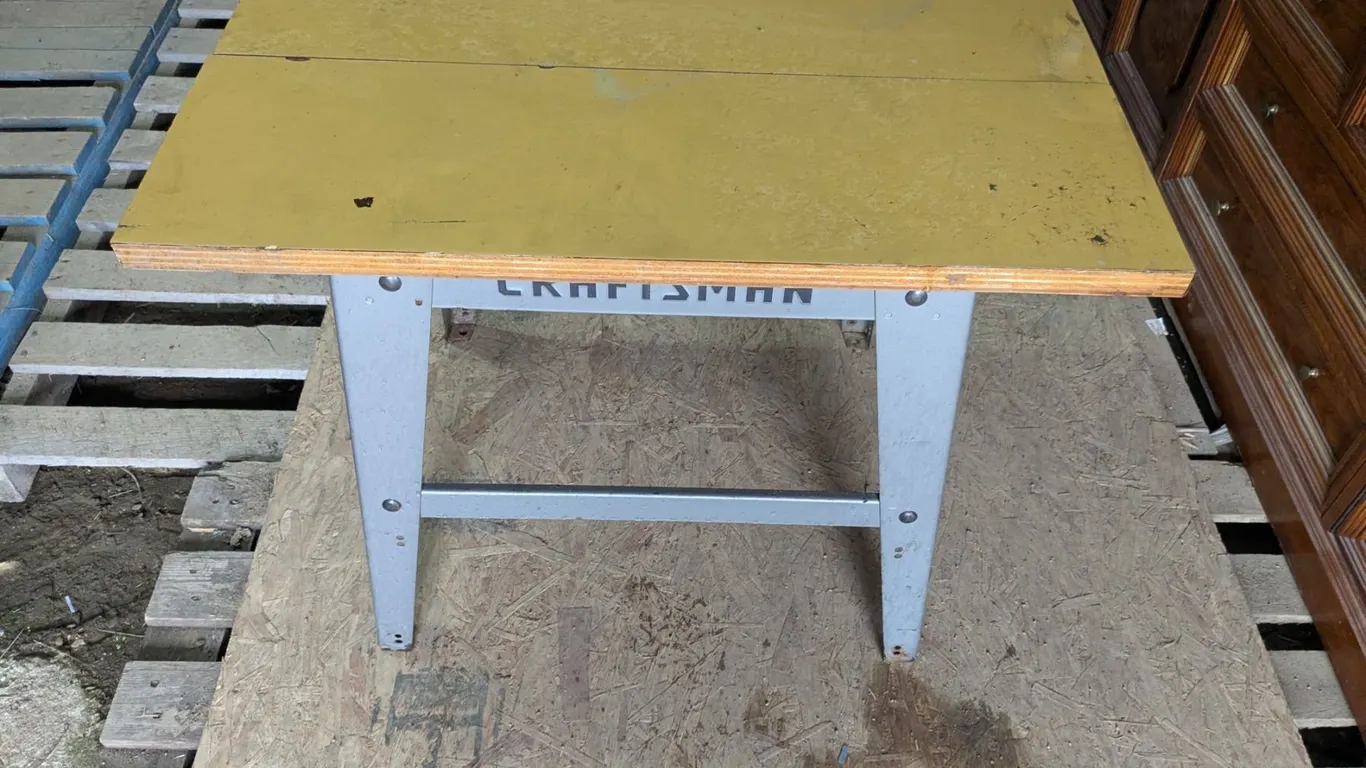 Craftsman Worktable, 32”x 20”x 24”h