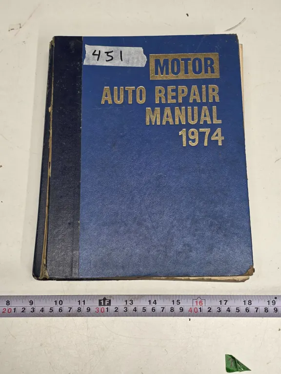 1974 Motor Auto Repair Manual, 37th Edition