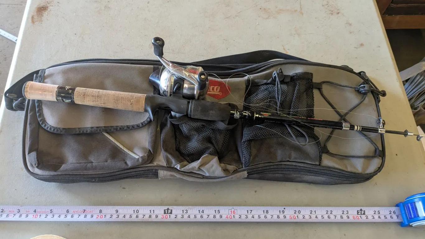 *OFFSITE* Zebco Telescoping Fishing Rod in Case